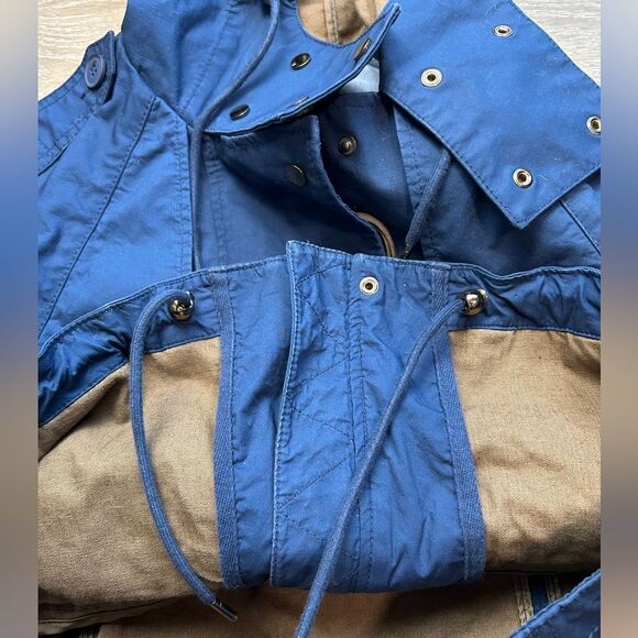 ZARA BASIC | Technical Short Jacket with Pockets Indigo Vigore Size Small - Picture 7 of 13